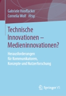 Buchcover Technische Innovationen - Medieninnovationen?