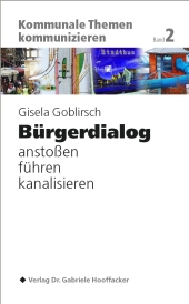 Buchcover Bürgerdialog anstoßen, führen, kanalisieren