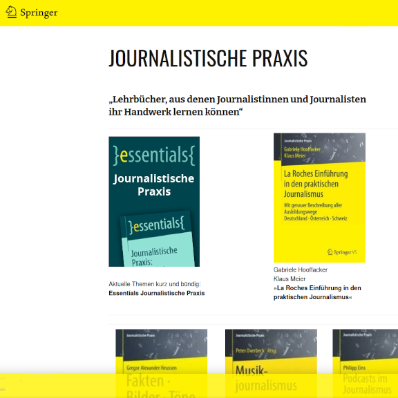 Link zum Fachbücher-Onlineshop von www.journalistenakademie.de